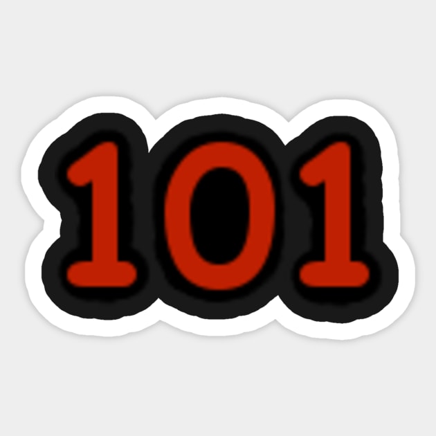 101 Logo Sticker by esconomics